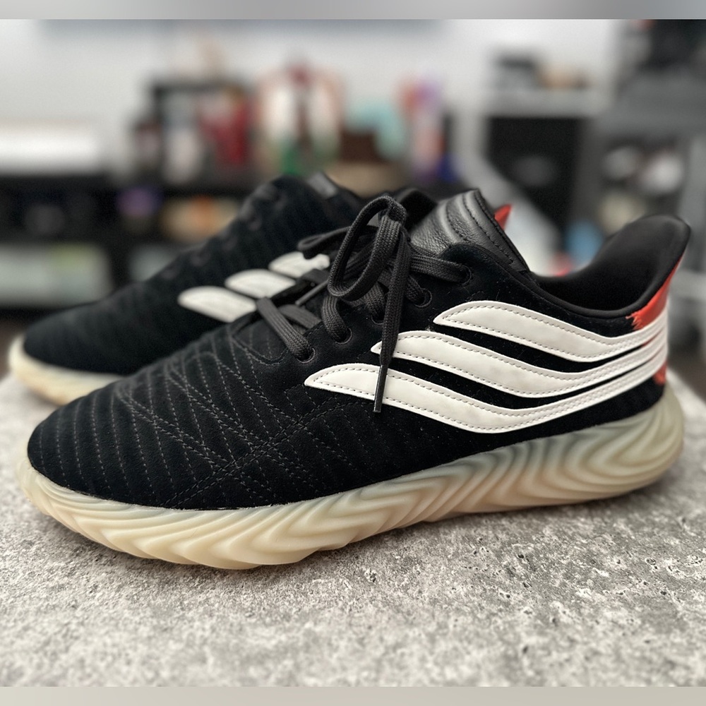 Adidas Black and White Men's Sneakers